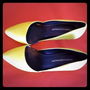 Rebecca Minkoff Brie Pumps 7.5 M Mustard